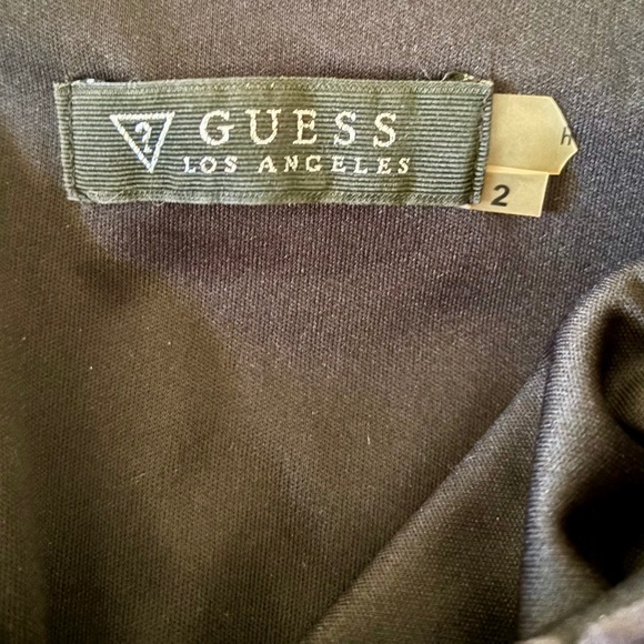 Guess Black Velvet Sheath Dress - Picture 7 of 7